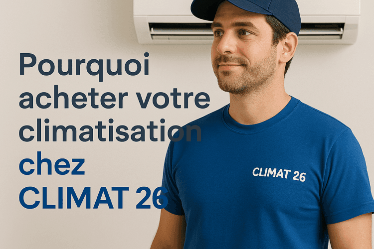 Pourquoi acheter votre climatisation chez climat 26 ?