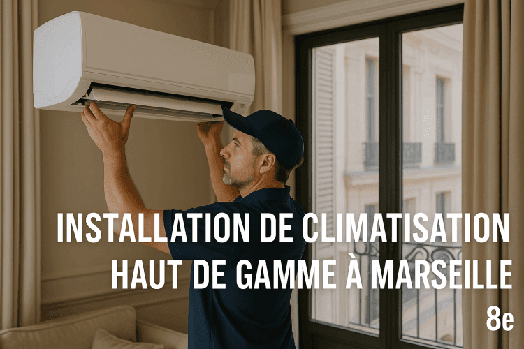 Installation de climatisation haut de gamme à Marseille 8e : confort et élégance
